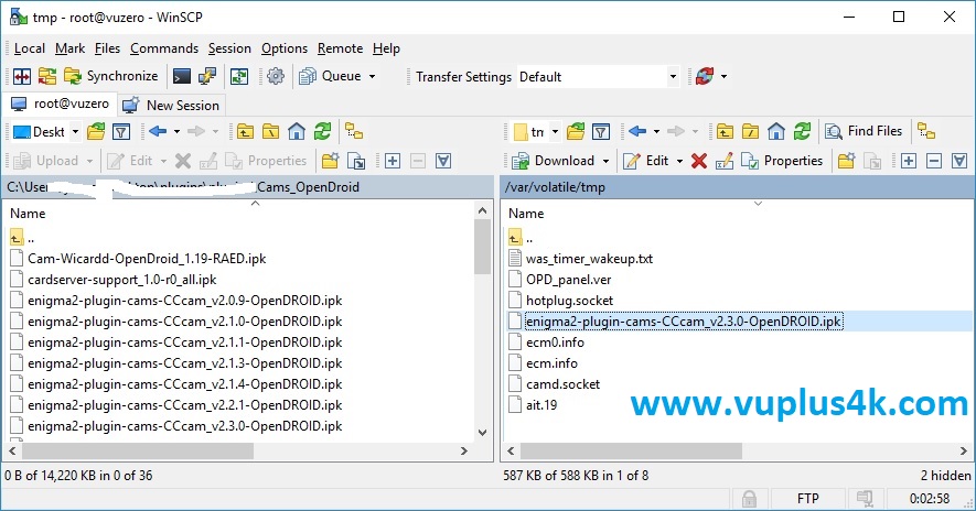 [TUTORIAL] How to install CCcam on OpenDROID VUPLUS4K