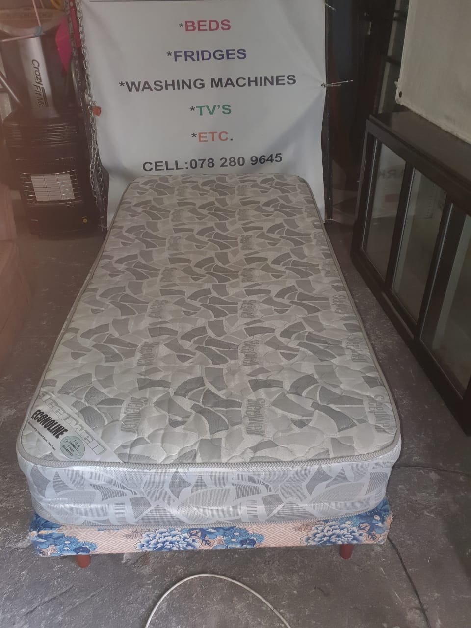 Sleepwell econoline single base Vuyani Furniture Transport & Sales