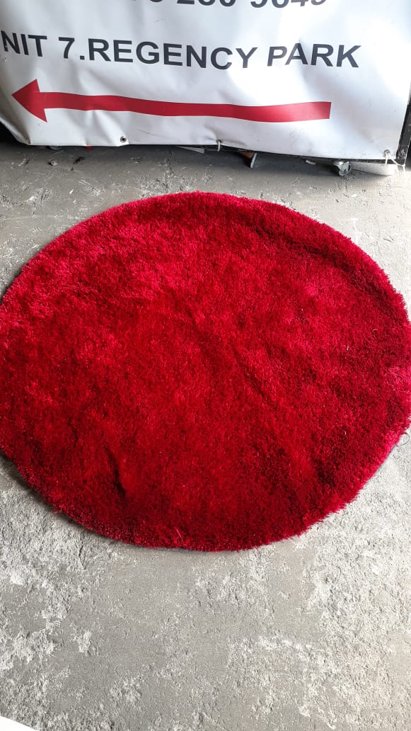 Round Red Rug Vuyani Furniture Transport & Sales