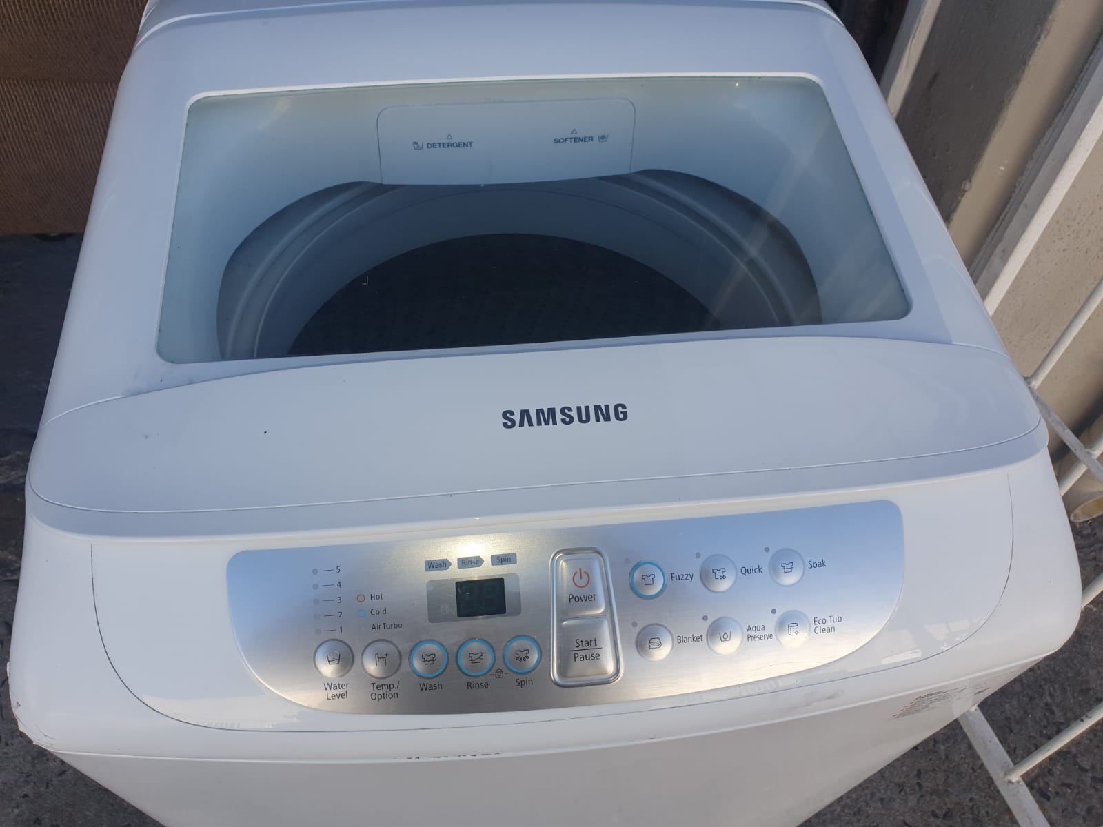 Samsung wobble 13kg toploader Vuyani Furniture Transport & Sales