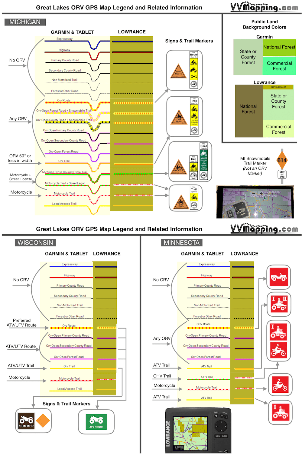 Great Lakes ORV GPS Map