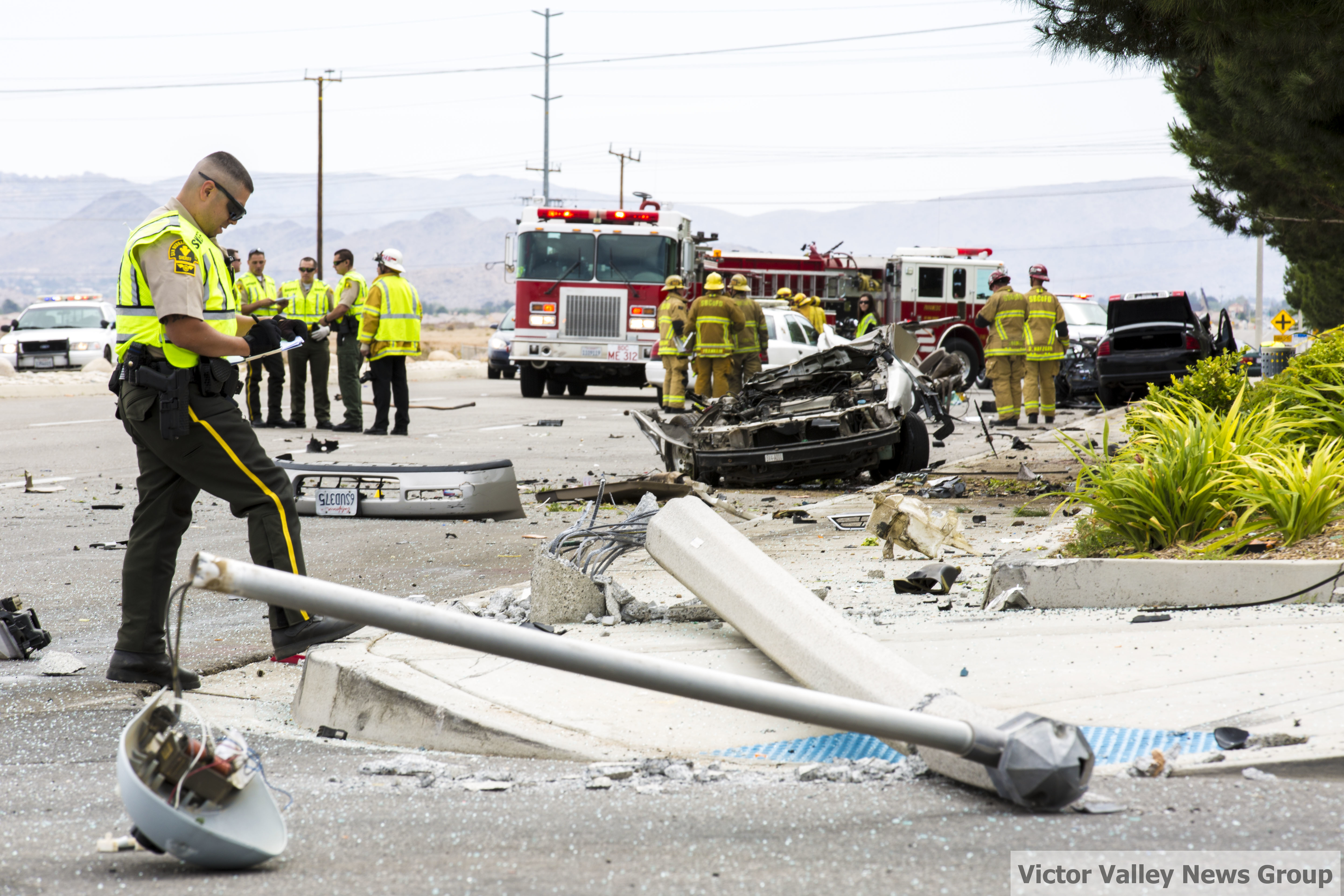 One Dead in Major Collision that closed Mojave Dr. Victor Valley News