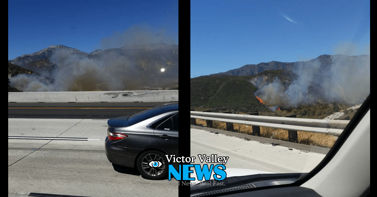 BREAKING New Fire Erupts in Cajon Pass on Tuesday Victor