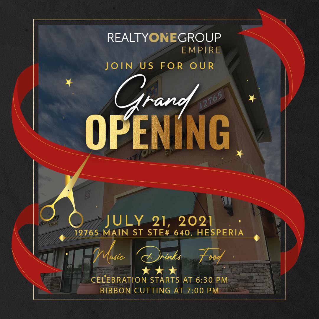 Realty ONE Group Empire set to open its third office VVNG