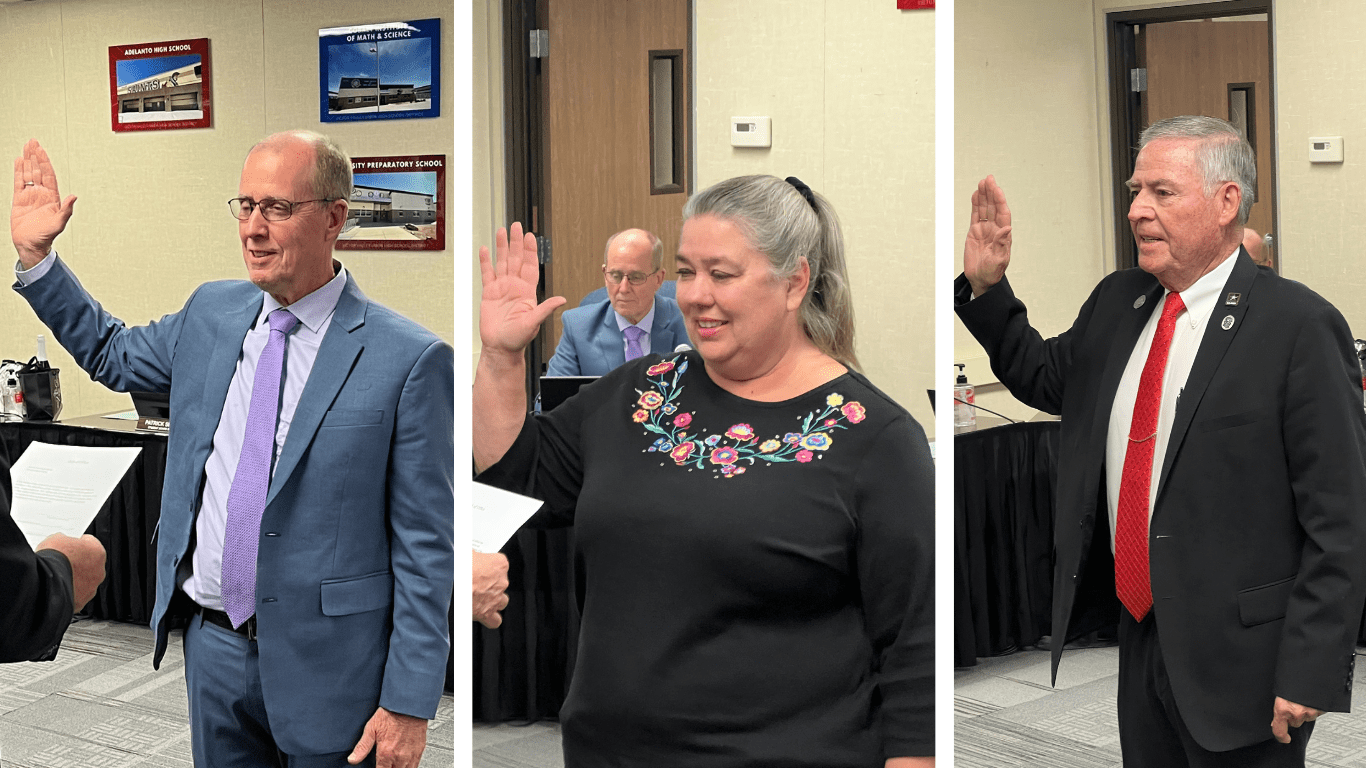 Victor Valley Union High School District new board members VVNG