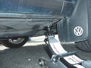 where are the front jacking point on the jetta? | VW Vortex