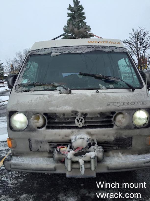 Front Winch Mount for the VW Van