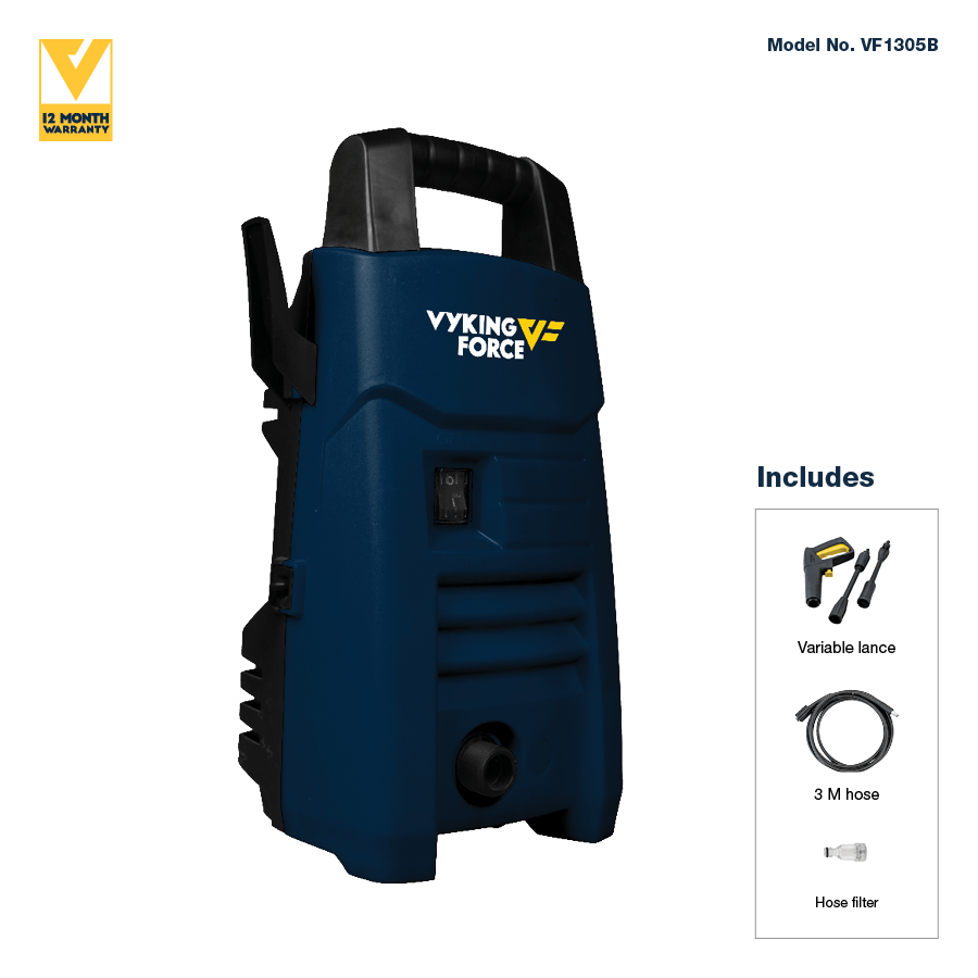 1305 PSI ELECTRIC PRESSURE WASHER Vyking Force
