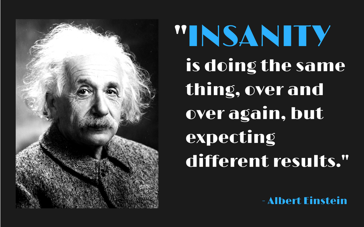insanity is doing the same thing over and over Featured: Insanity Is Doing The Same Thing Over And Over Again, But Expecting Different Results. - Vyopta