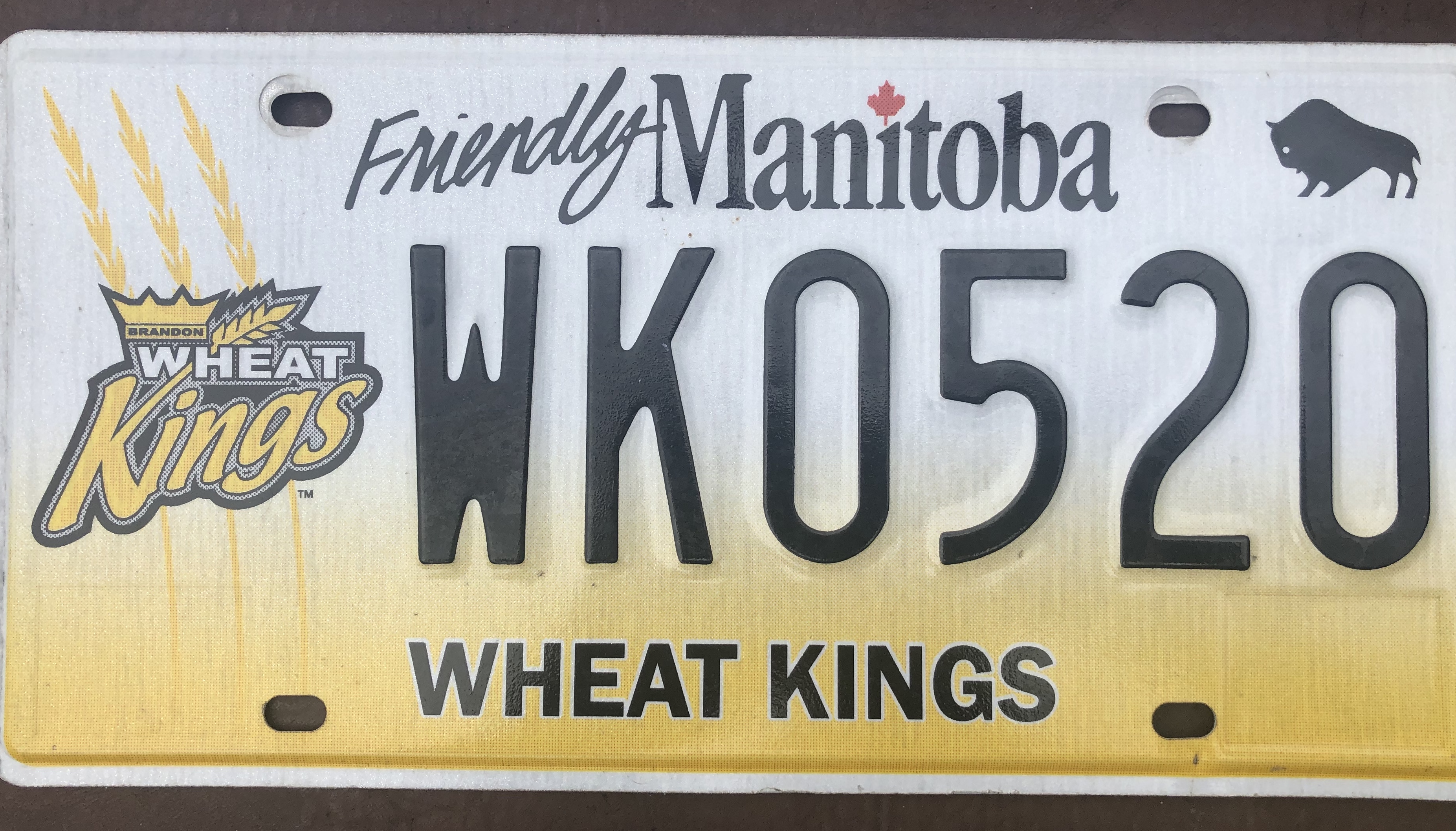 Chris Woodcock's Hockey License Plates