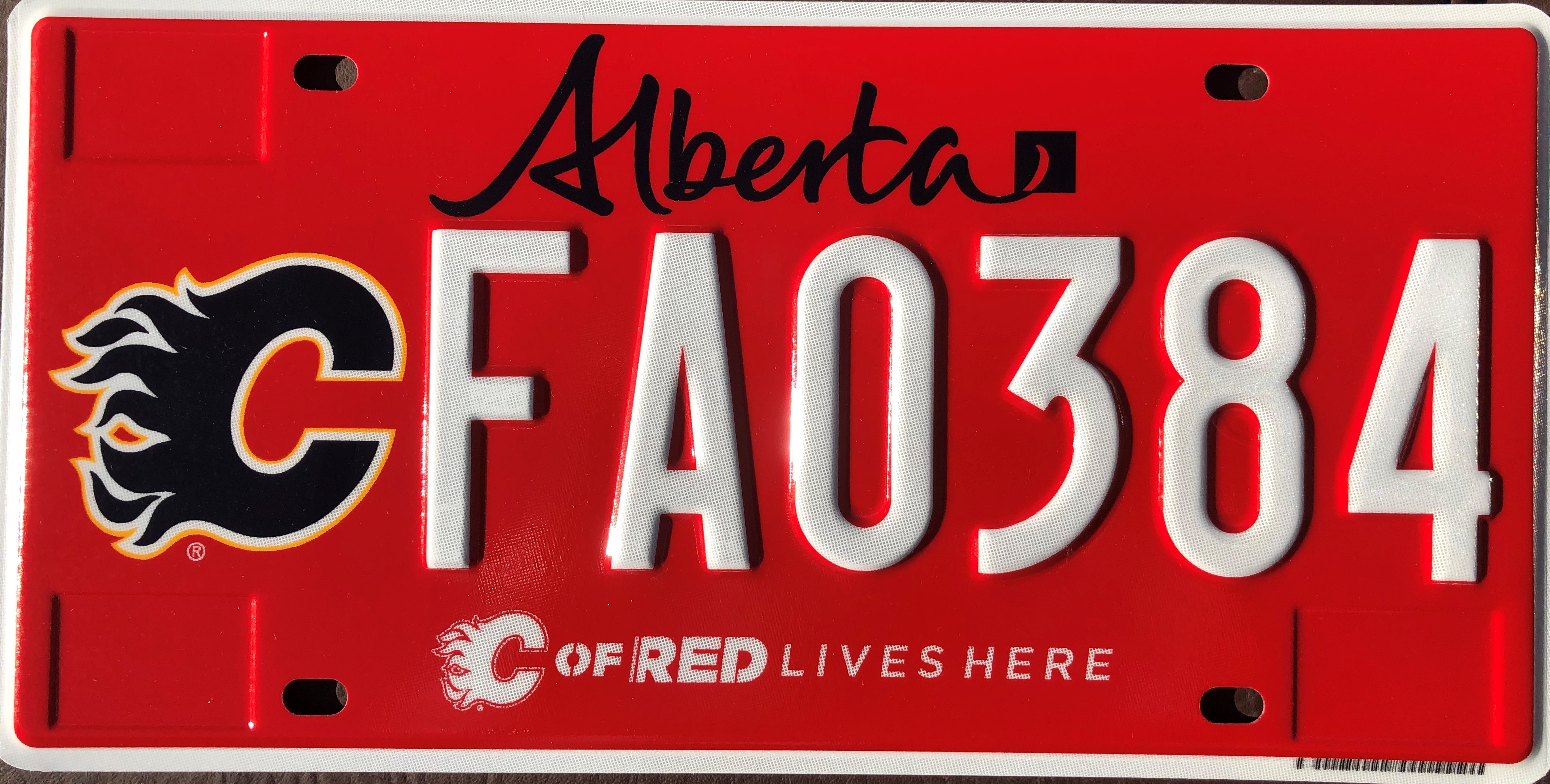 Chris Woodcock's Hockey License Plates