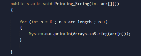 Java Program to Print 2D array W3Adda