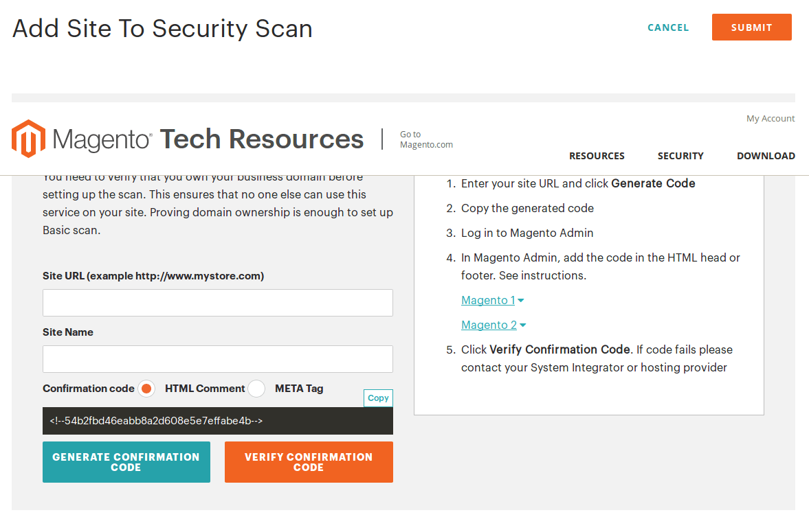 New Magento Security Scan Tool is available! Scan Magento site