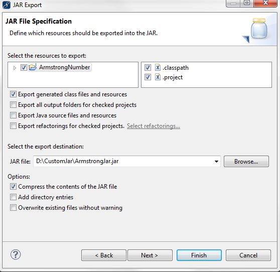 how to create jar file in eclipse