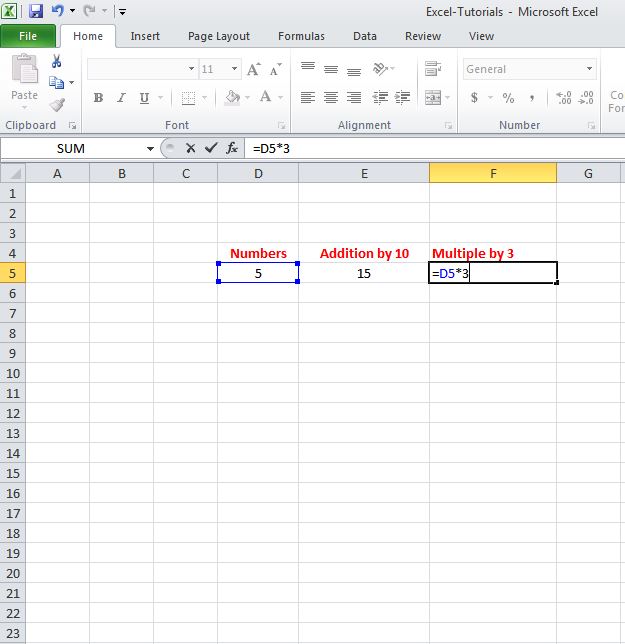 Excel Fill Handle in Formulas W3schools