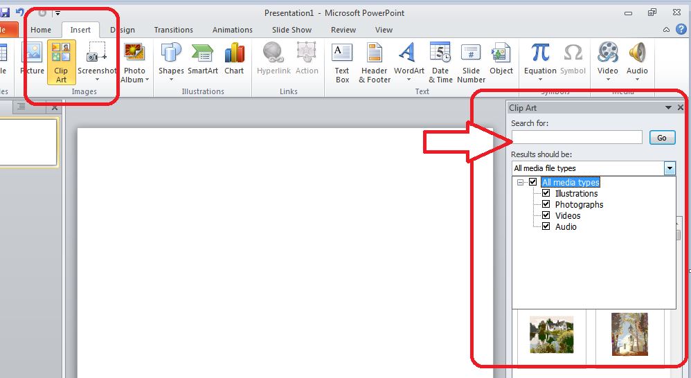 How to Insert Picture and Clip Art W3schools