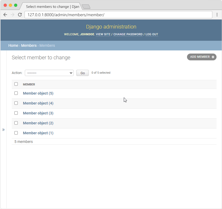 Django Admin Set Fields to Display