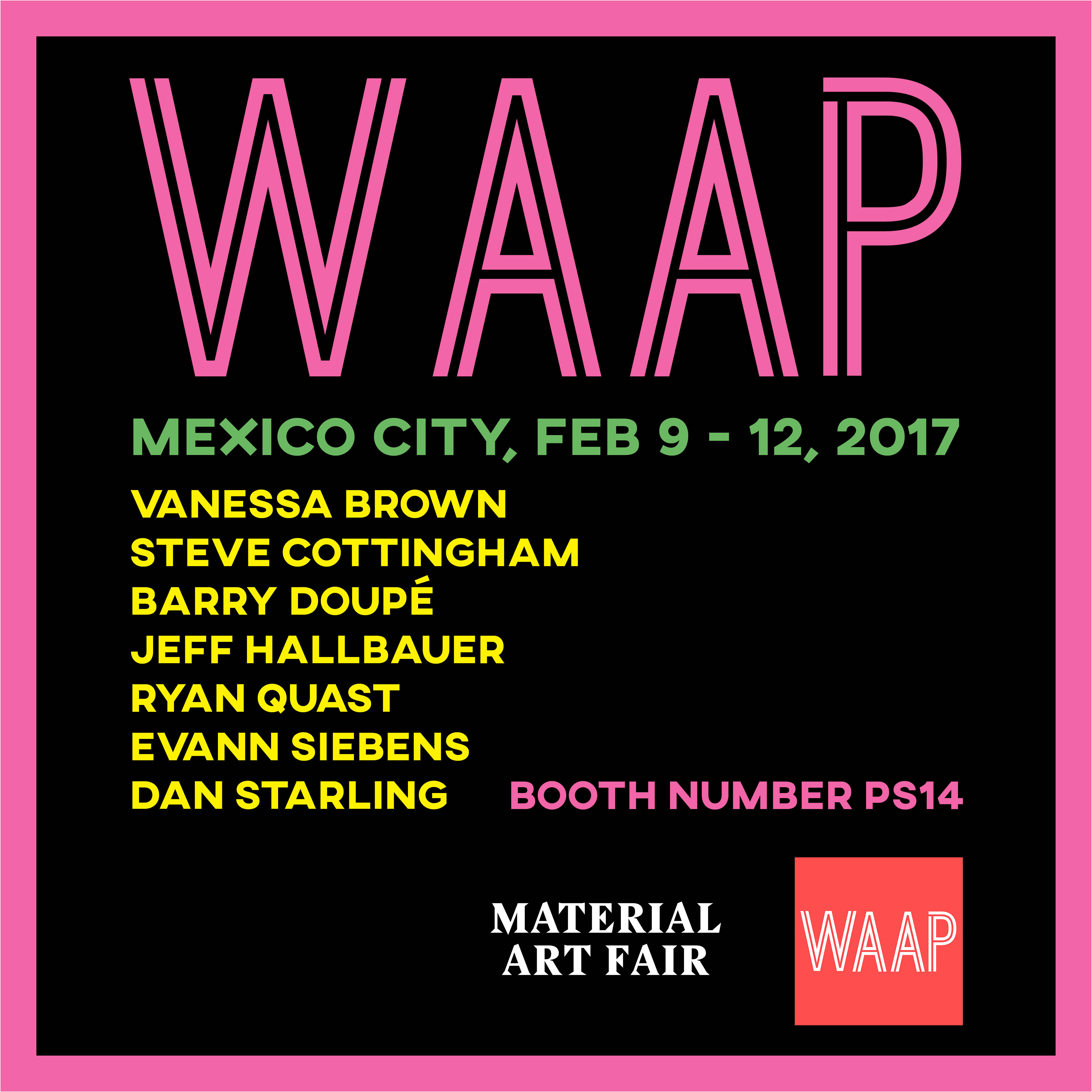 MATERIAL ART FAIR 2017 WAAP