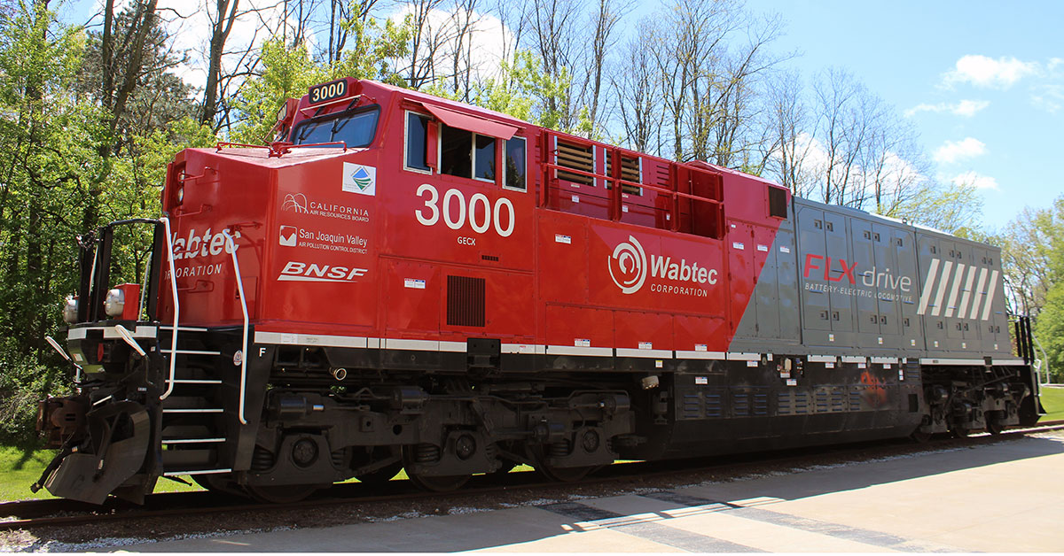 Wabtec’s AllBattery FLXdrive, Lowers Freight Train’s Fuel