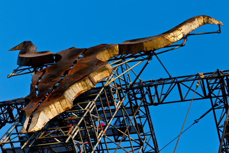 The Bullhead neues Wacken Wahrzeichen aus Heavy Metal WOA Wacken Open Air