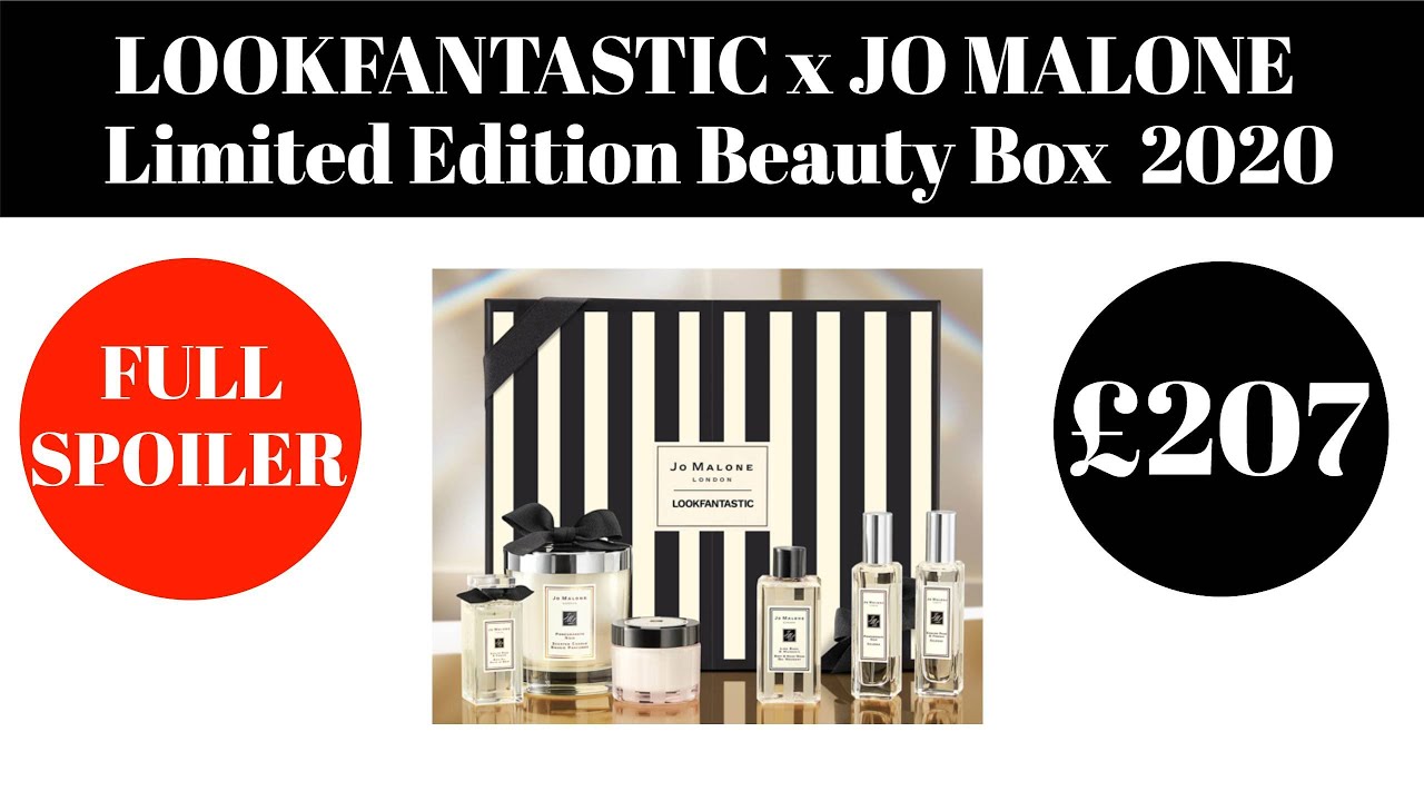 *SPOILER* LOOKFANTASTIC X JO MALONE LIMITED EDITION BEAUTY BOX 2020 