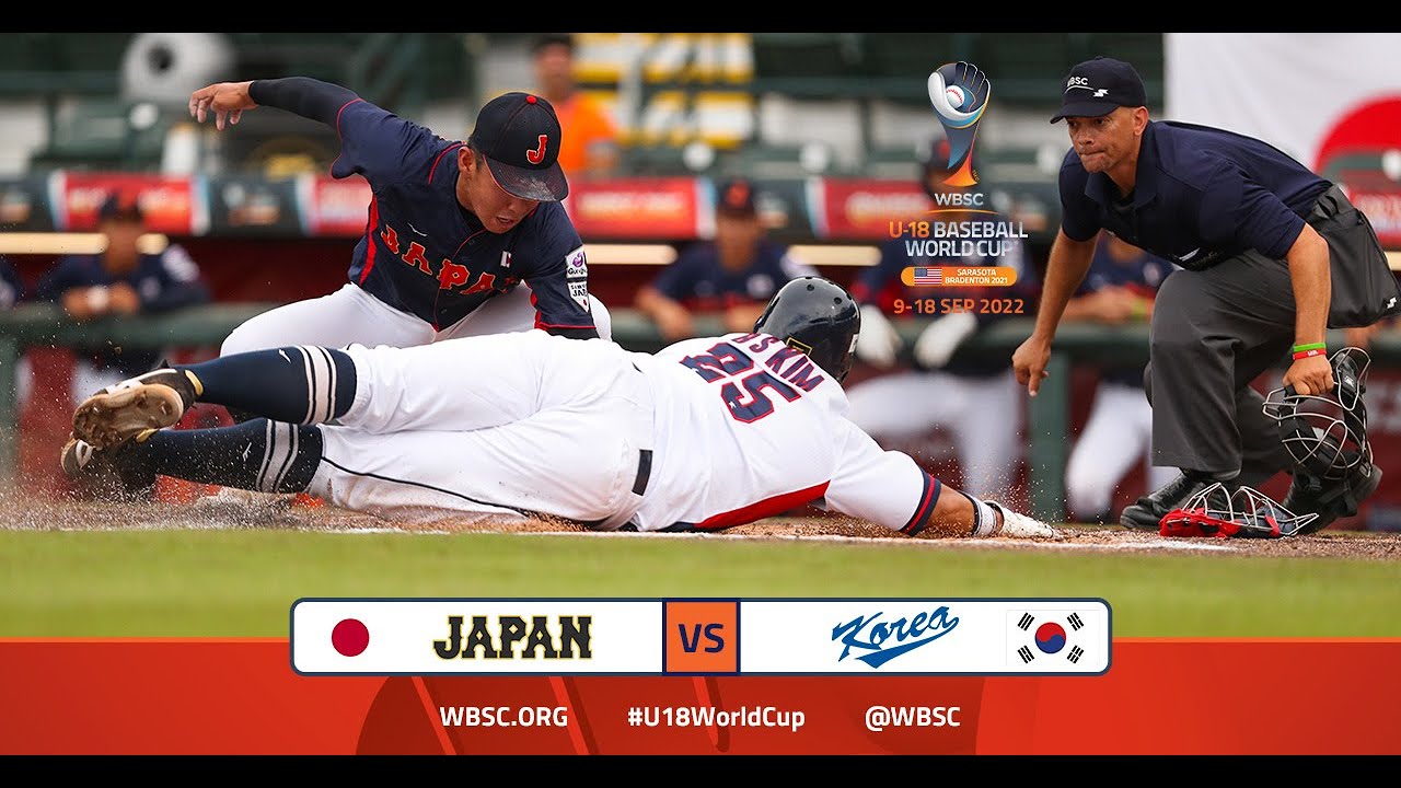 Highlights 🇯🇵 Japan vs Korea 🇰🇷 WBSC U18 Baseball World Cup Super