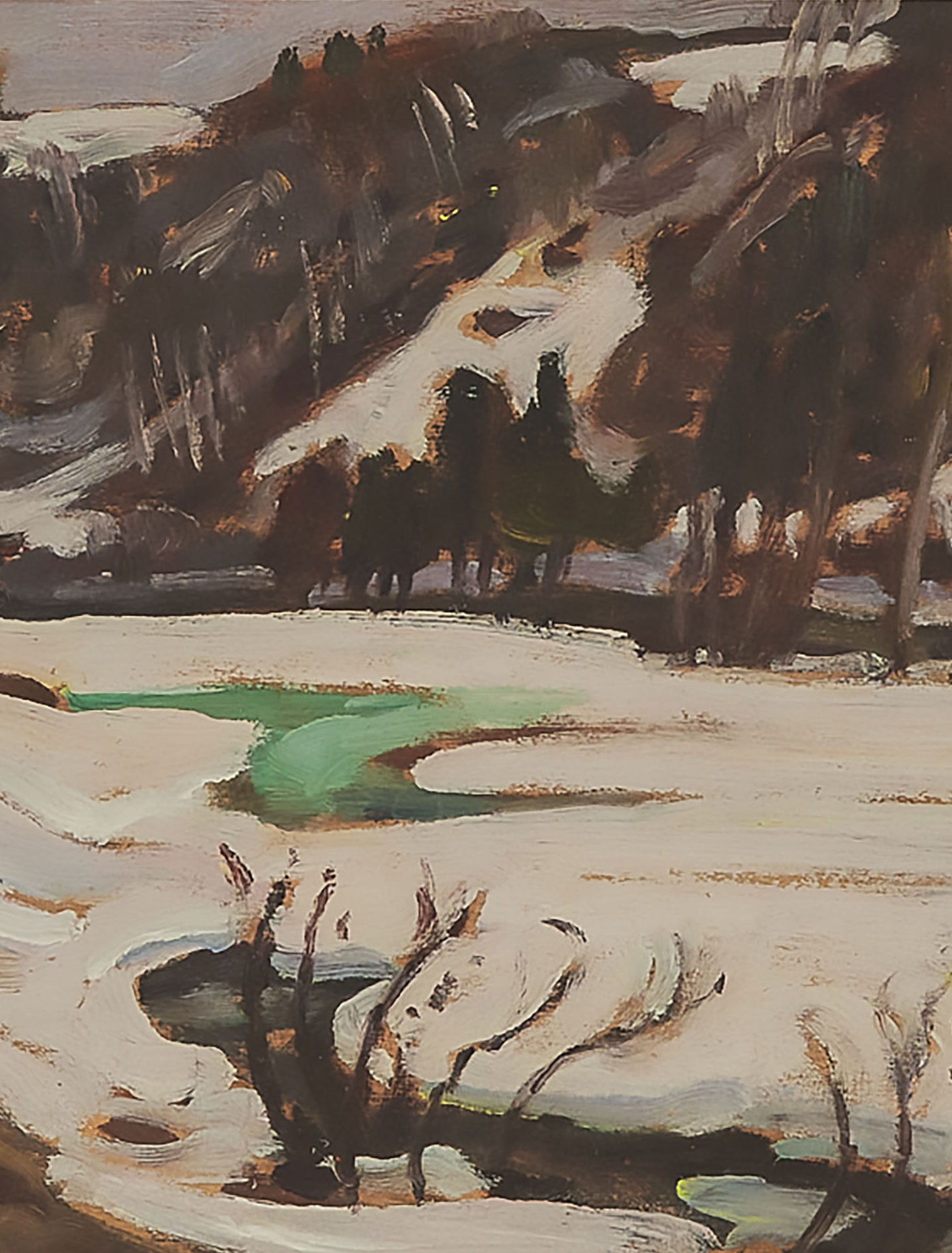 "Grey Day, St. Tite des Caps" by A.Y. Jackson — Waddingtons.ca