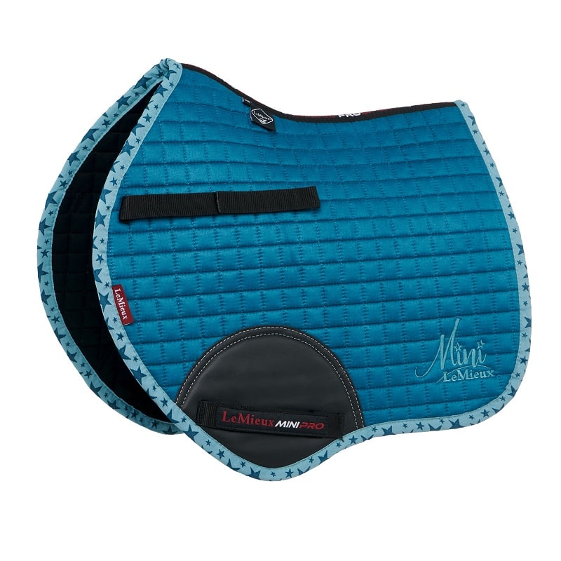 LeMieux Mini Suede Jump Saddle Pad Marine Wadswick Ltd.