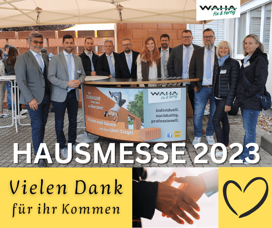 Waha Hausmesse 2023 in St. Margarethen WAHA das echte Ziegelhaus