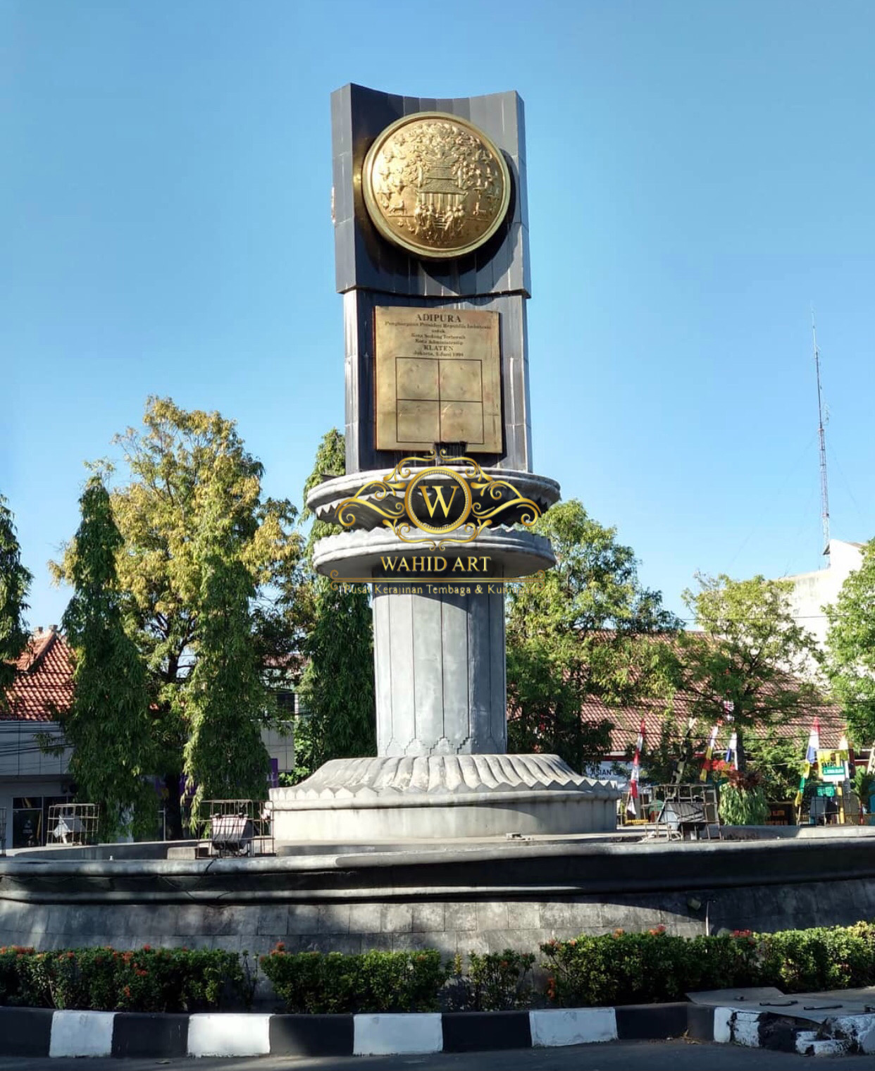 Tugu Adipura Kuningan Tembaga info kami di 08213777119 Wahid Art