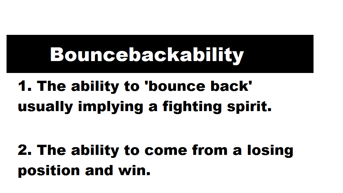 Bouncebackability The ability to bounce back Avada Marketing Consultant