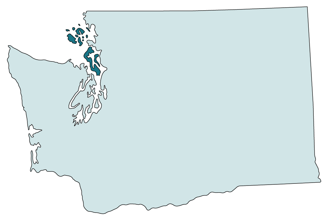 Islands In Washington State Map United States Map