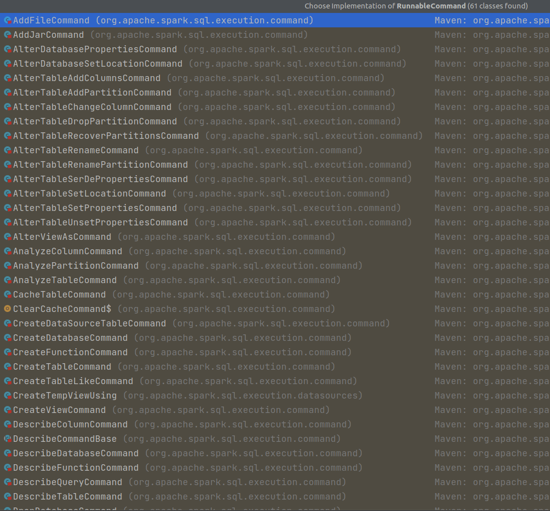 Apache Spark can be eagerly evaluated too Commands on articles about