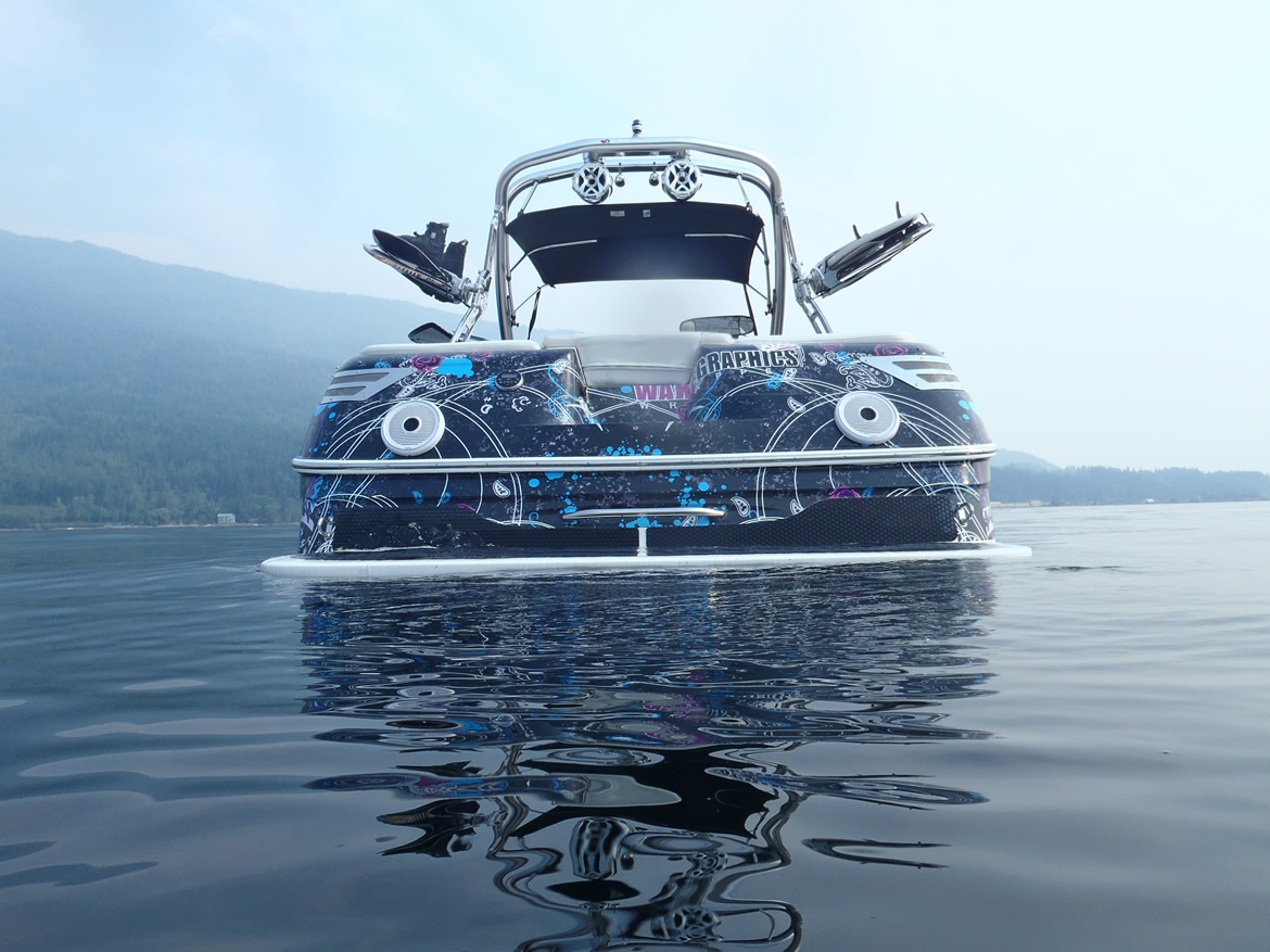 Boat Wraps Vinyl Boat Wraps Wake Graphics