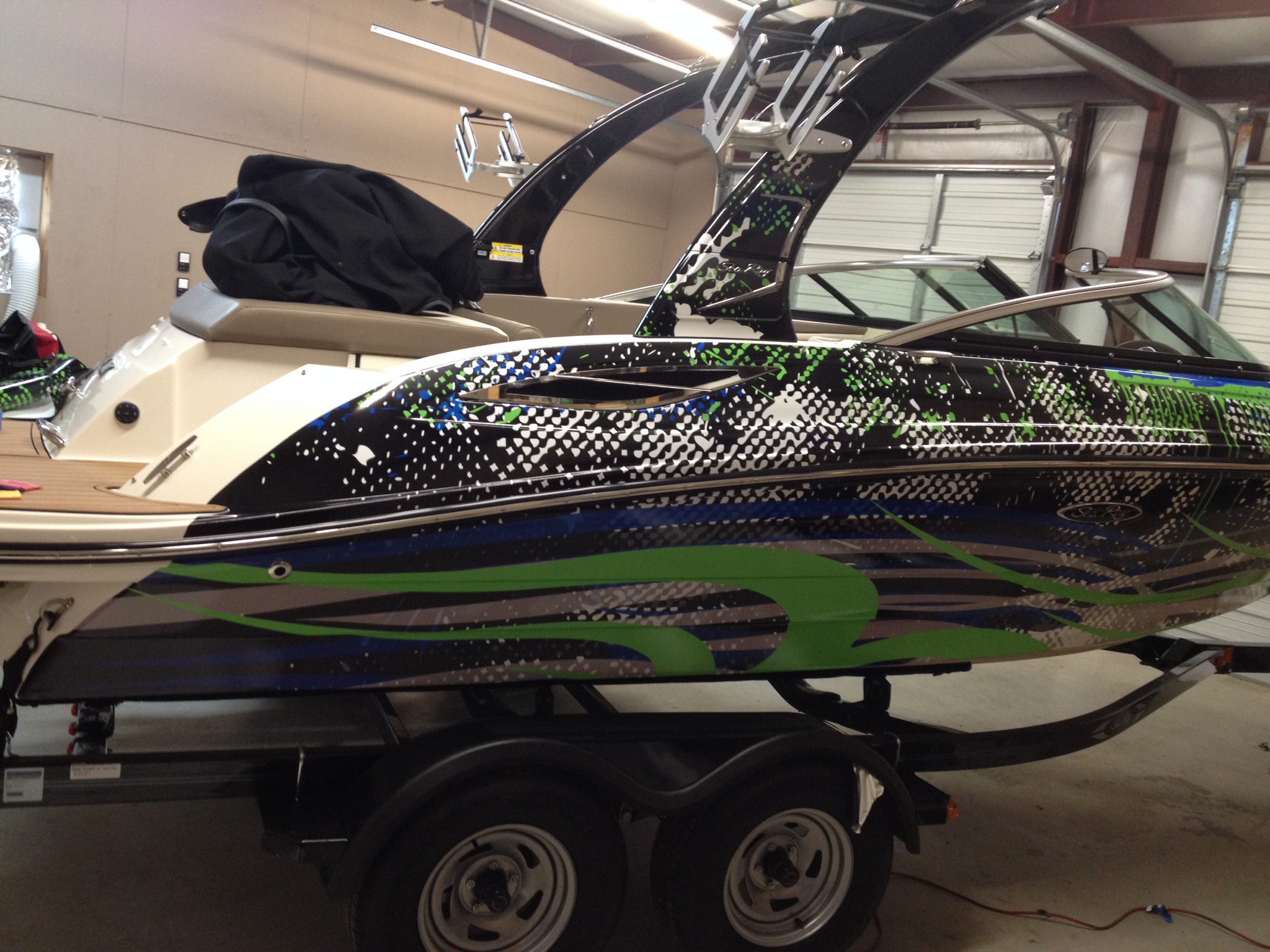 Boat Wraps Vinyl Boat Wraps Wake Graphics