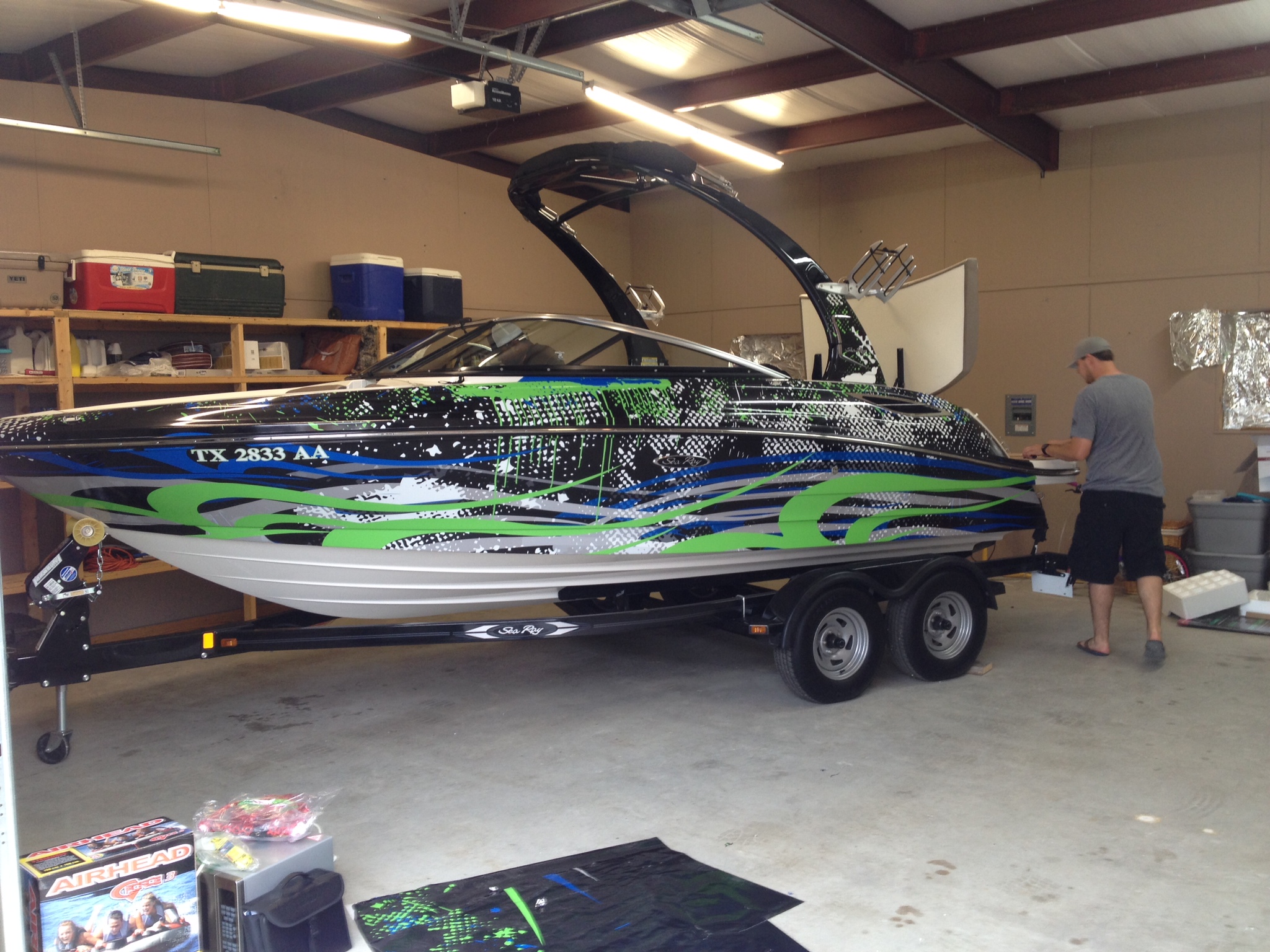 Boat Wraps Vinyl Boat Wraps Wake Graphics