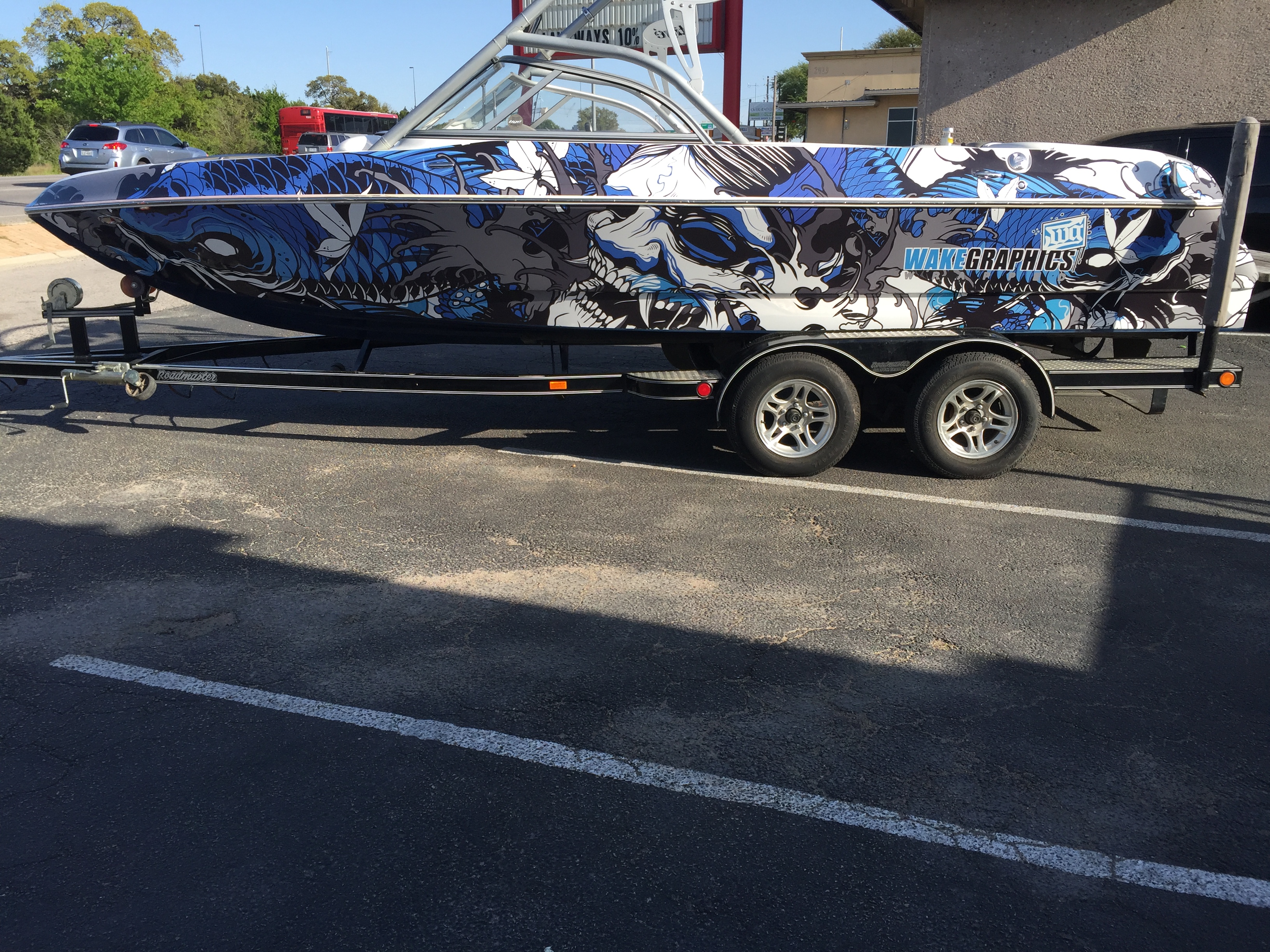 Boat Wraps Vinyl Boat Wraps Wake Graphics