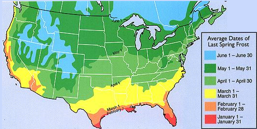 spring frost free date 2023 Spring frost free dates