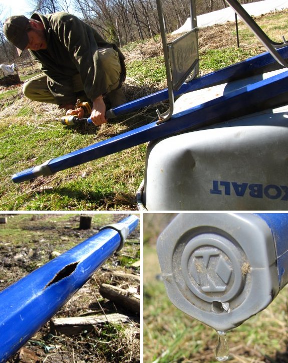 Kobalt Wheelbarrow modification