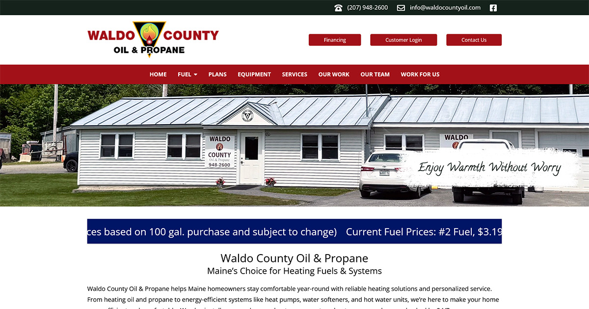 Maine Oil & Propane Company , Heating Oil, 2 Fuel, Kerosene, Gasoline