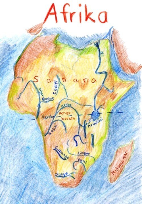 Epochenheft von Johanna Mülleder Geographie an der Waldorfschule