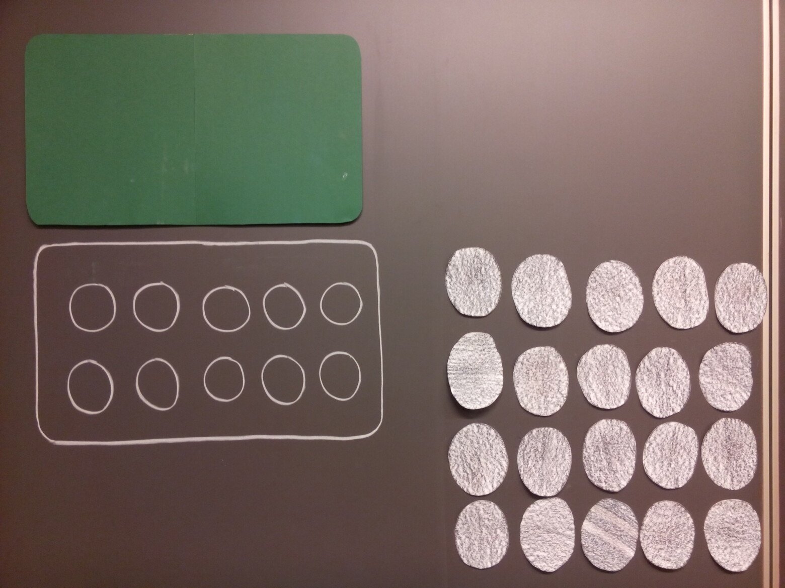 Zehnerübergang an der Tafel veranschaulichen Mathematik Unterstufe an