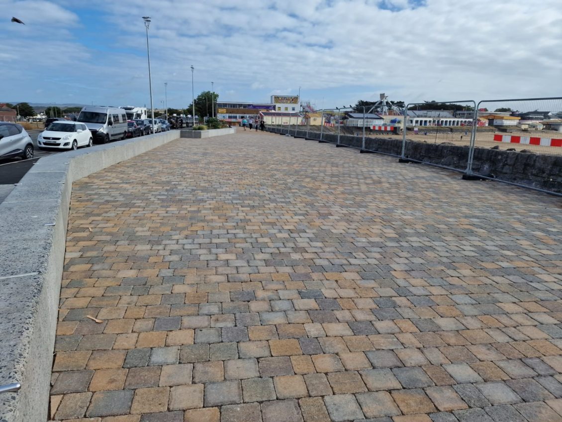 Eastern promenade reopens at Porthcawl as regeneration work continues