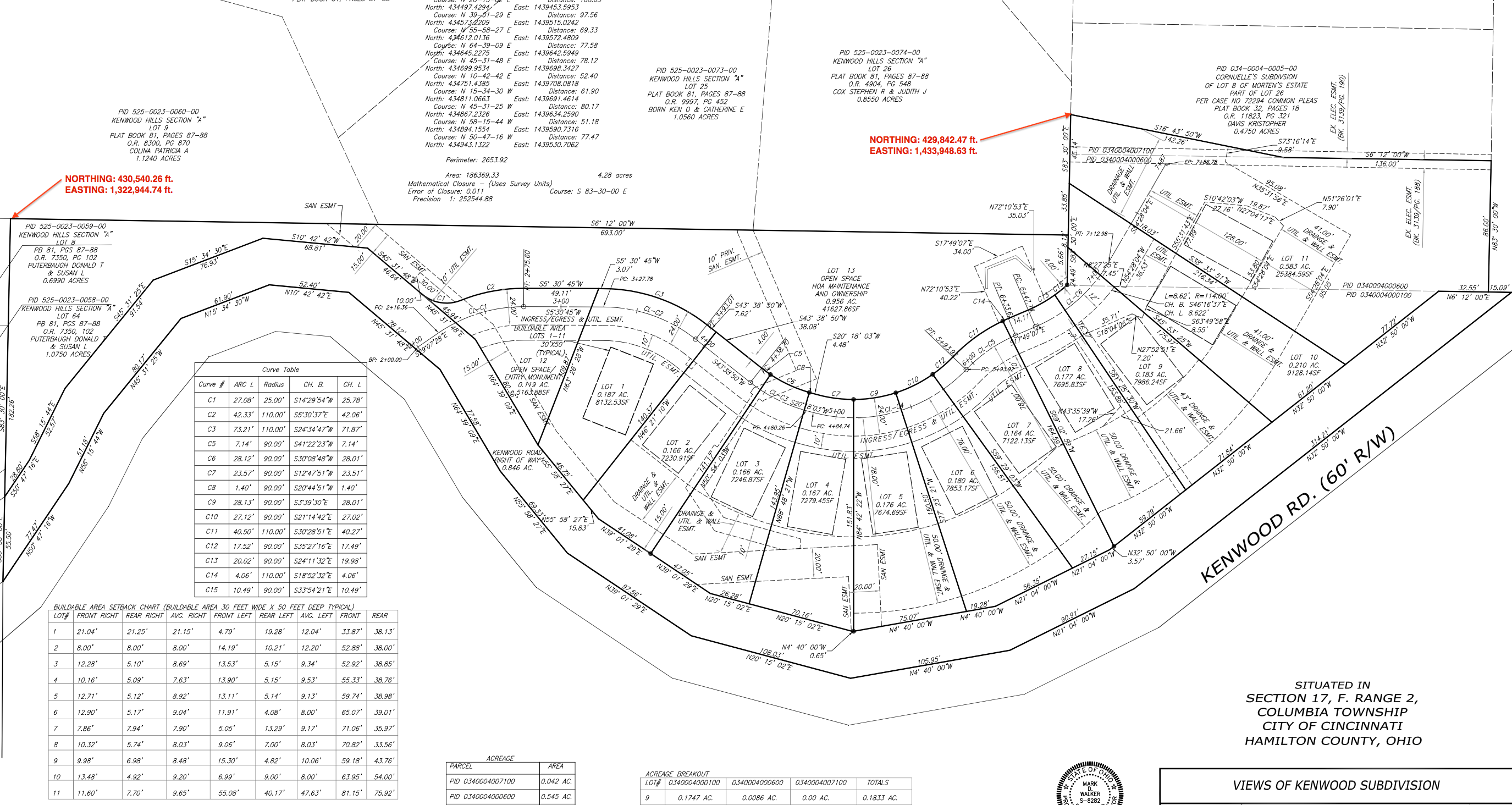 MD WALKER LAND SURVEYING