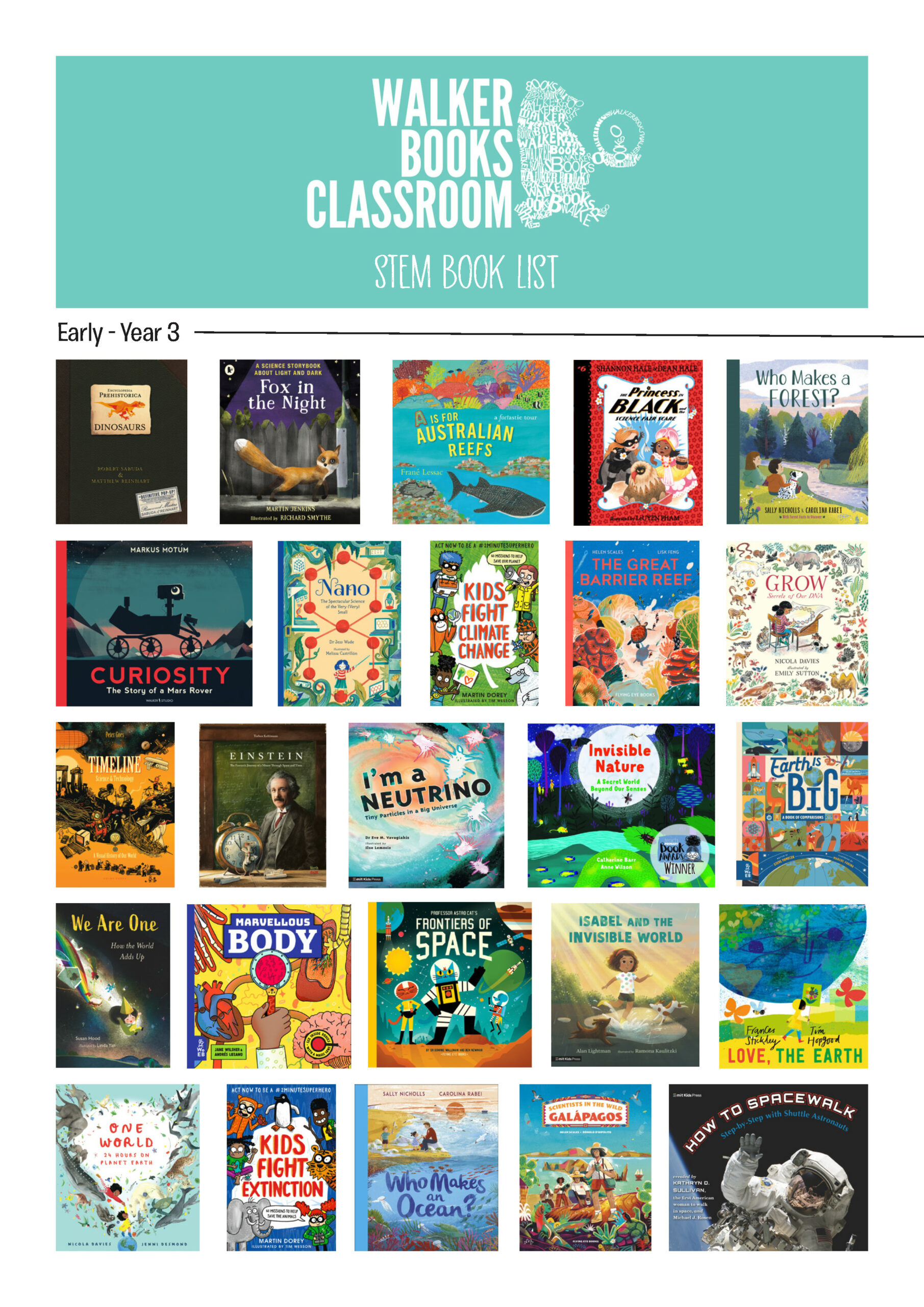 STEM Book List Walker Books Australia