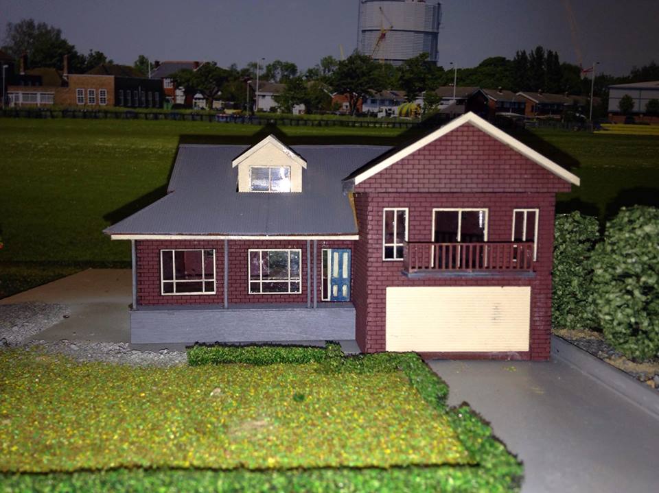 Australian style house (KIT) Rod's House HO Scale Walker Models