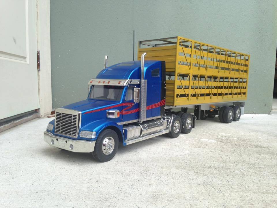 114scalecattlecratetosuitTamiyaFlatbedtrailerWalkerModels