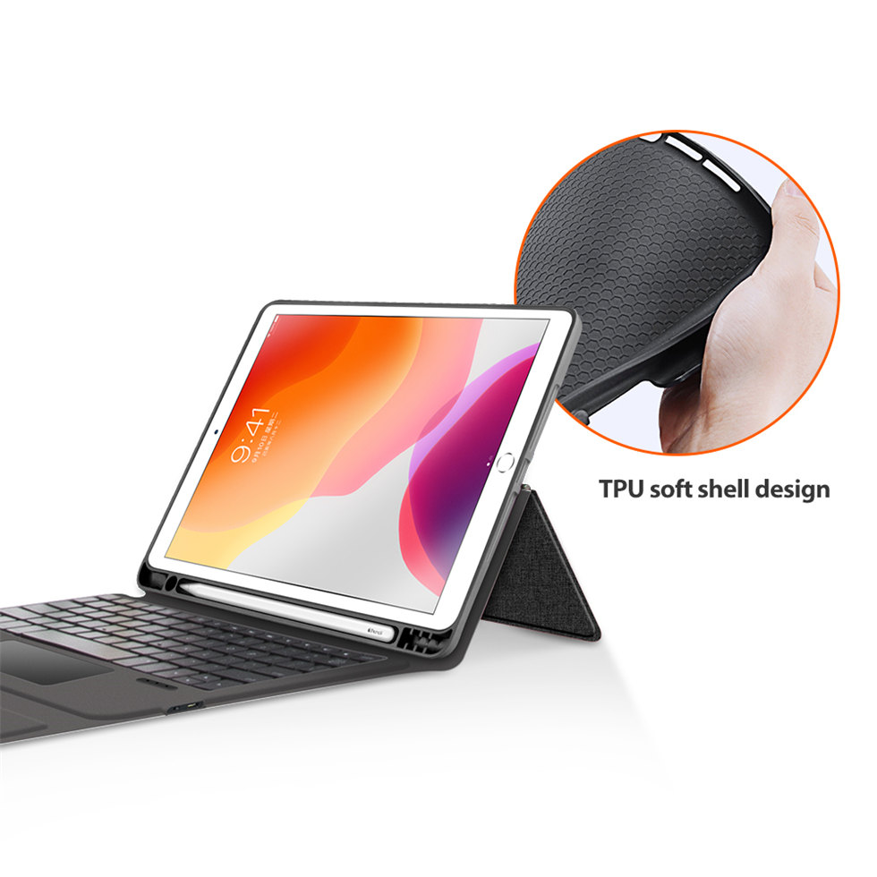 Best Builtin touchpad keyboard case for ipad Air 4 pro 11 for Samsung