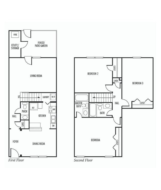 Renovated Townhomes for Rent in Norfolk, VA Walker’s Chase