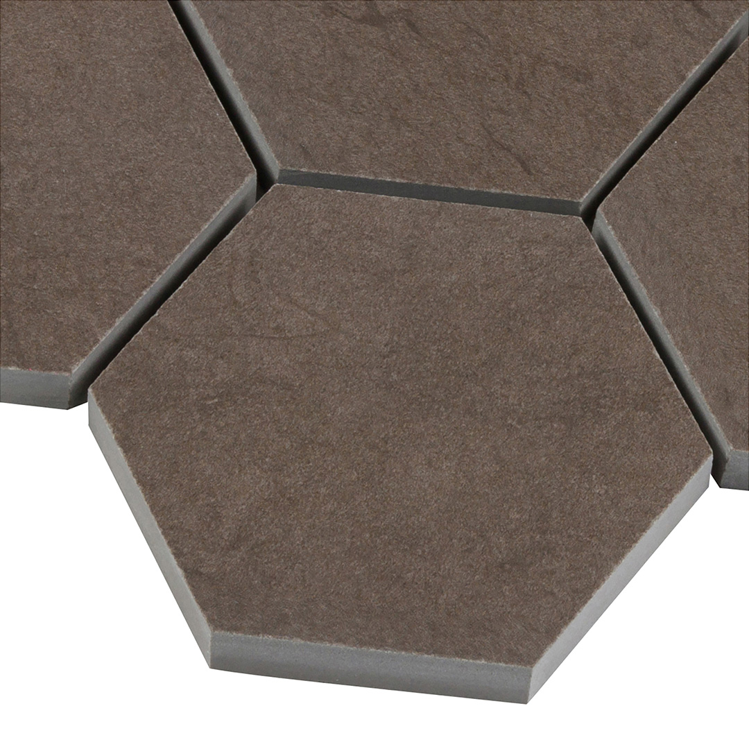 Foussana Grey 3 Hexagon Brushed Walker Zanger